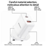 ชุดชาร์จ Yesido YC152 PD20W USB-C / Type-C และ QC18W USB-A แบบพอร์ตคู่ พร้อมสาย Type-C เป็น Type-C รุ่น YC152