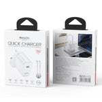 ชุดชาร์จเร็ว Yesido YC153 PD35W USB-C / Type-C แบบพอร์ตเดี่ยว พร้อมสาย Type-C เป็น Type-C รุ่น YC153