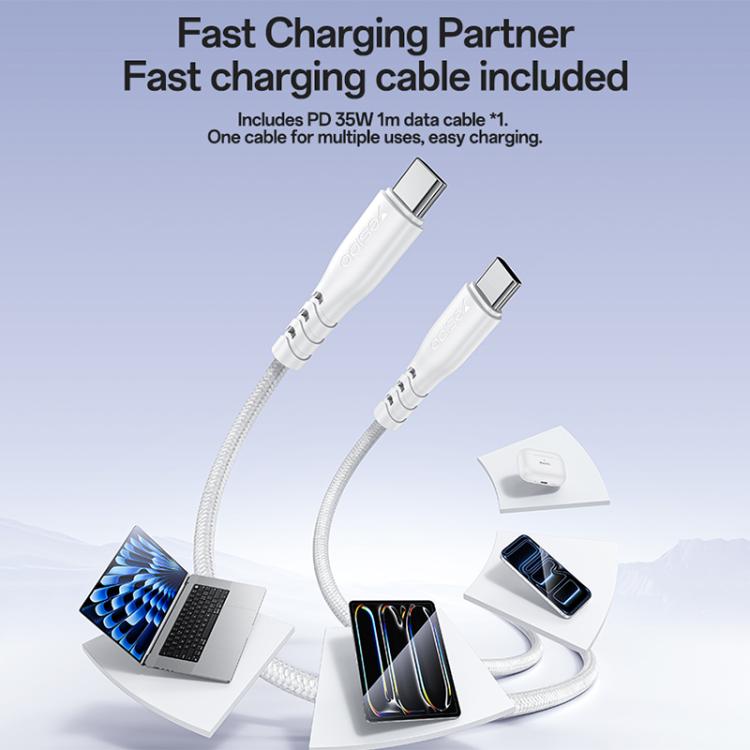 ชุดชาร์จเร็ว Yesido YC153 PD35W USB-C / Type-C แบบพอร์ตเดี่ยว พร้อมสาย Type-C เป็น Type-C รุ่น YC153