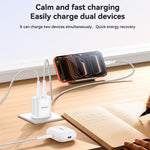 ชุดชาร์จ Yesido YC17U 12W 2.4A USB สองพอร์ต พร้อมสายข้อมูล USB 1 เมตรเป็น Type-C, YC17U