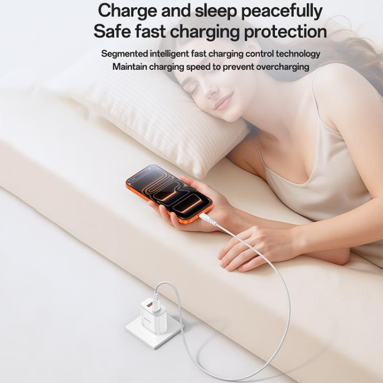 ชุดชาร์จ Yesido YC17U 12W 2.4A USB สองพอร์ต พร้อมสายข้อมูล USB 1 เมตรเป็น Type-C, YC17U