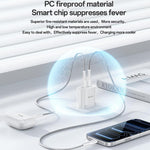 ชุดชาร์จ Yesido YC17U 12W 2.4A USB สองพอร์ต พร้อมสายข้อมูล USB 1 เมตรเป็น Type-C, YC17U
