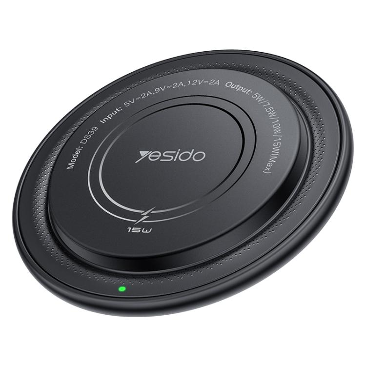 Yesido DS39 15W Desktop Pad Magnetic Wireless Charger, DS39