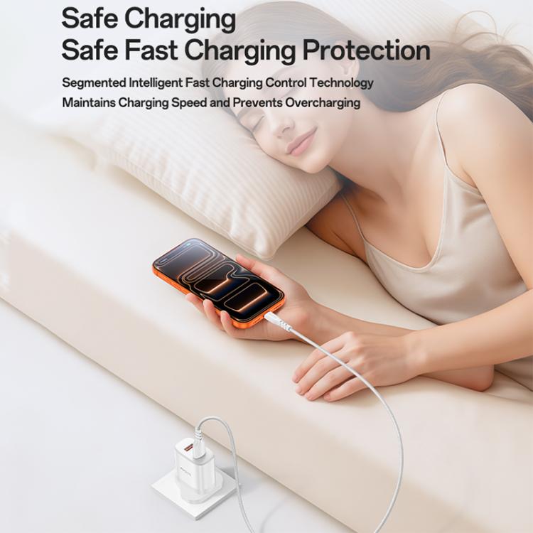 ชุดชาร์จ Yesido YC150 12W 2.4A USB สองพอร์ต พร้อมสายข้อมูล USB 1 เมตรเป็น Type-C, YC150