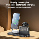 แท่นชาร์จไร้สายแม่เหล็กมัลติฟังก์ชัน 6-in-1 Yesido DS37 25W, DS37