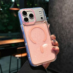 เคสโทรศัพท์อะคริลิกใสประกายคริสตัลพร้อมแม่เหล็ก สำหรับ iPhone 17 Pro Max, สำหรับ iPhone 17 Pro