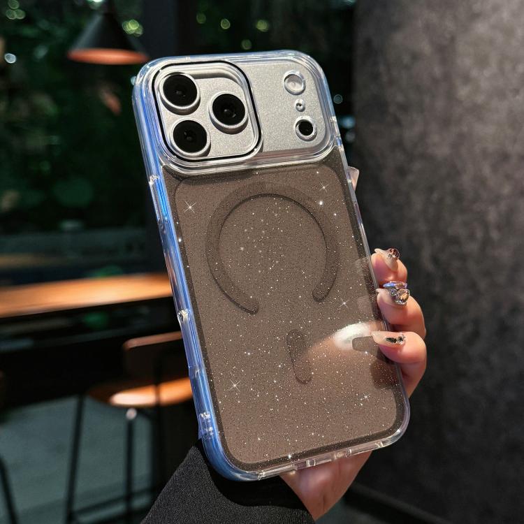 เคสโทรศัพท์อะคริลิกใสประกายคริสตัลพร้อมแม่เหล็ก สำหรับ iPhone 17 Pro Max, สำหรับ iPhone 17 Pro