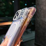 เคสโทรศัพท์อะคริลิกใสประกายคริสตัลพร้อมแม่เหล็ก สำหรับ iPhone 17 Pro Max, สำหรับ iPhone 17 Pro