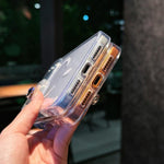 เคสโทรศัพท์อะคริลิกใสประกายคริสตัลพร้อมแม่เหล็ก สำหรับ iPhone 17 Pro Max, สำหรับ iPhone 17 Pro