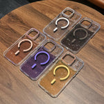 เคสโทรศัพท์อะคริลิกใสประกายคริสตัลพร้อมแม่เหล็ก สำหรับ iPhone 17 Pro Max, สำหรับ iPhone 17 Pro