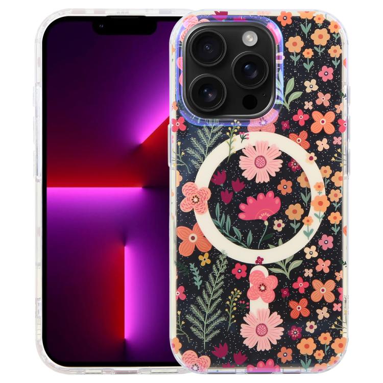 เคสโทรศัพท์แม่เหล็ก IMD Blue Light Jungle Series สำหรับ iPhone 13 Pro Max, สำหรับ iPhone 13 Pro