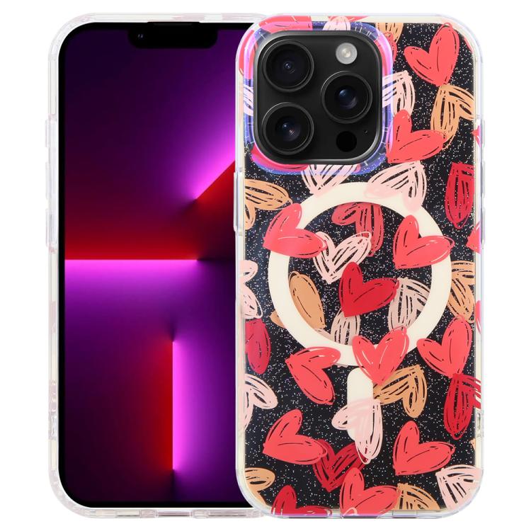 เคสโทรศัพท์แม่เหล็ก IMD Blue Light Jungle Series สำหรับ iPhone 13 Pro Max, สำหรับ iPhone 13 Pro