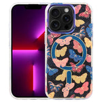 เคสโทรศัพท์แม่เหล็ก IMD Blue Light Jungle Series สำหรับ iPhone 13 Pro Max, สำหรับ iPhone 13 Pro