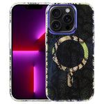 เคสโทรศัพท์แม่เหล็ก IMD Blue Light Jungle Series สำหรับ iPhone 13 Pro Max, สำหรับ iPhone 13 Pro