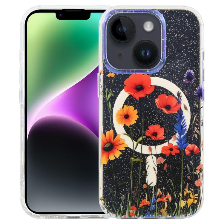 เคสโทรศัพท์แม่เหล็ก IMD Blue Light Jungle Series สำหรับ iPhone 16, สำหรับ iPhone 15 Pro Max, สำหรับ iPhone 15 Pro, สำหรับ iPhone 15 Plus / 14 Plus, สำหรับ iPhone 15, สำหรับ iPhone 14 / 13, สำหรับ iPhone 14 Pro, สำหรับ iPhone 14 Pro Max