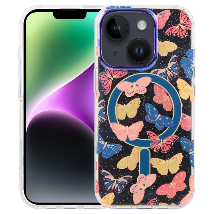 เคสโทรศัพท์แม่เหล็ก IMD Blue Light Jungle Series สำหรับ iPhone 16, สำหรับ iPhone 15 Pro Max, สำหรับ iPhone 15 Pro, สำหรับ iPhone 15 Plus / 14 Plus, สำหรับ iPhone 15, สำหรับ iPhone 14 / 13, สำหรับ iPhone 14 Pro, สำหรับ iPhone 14 Pro Max