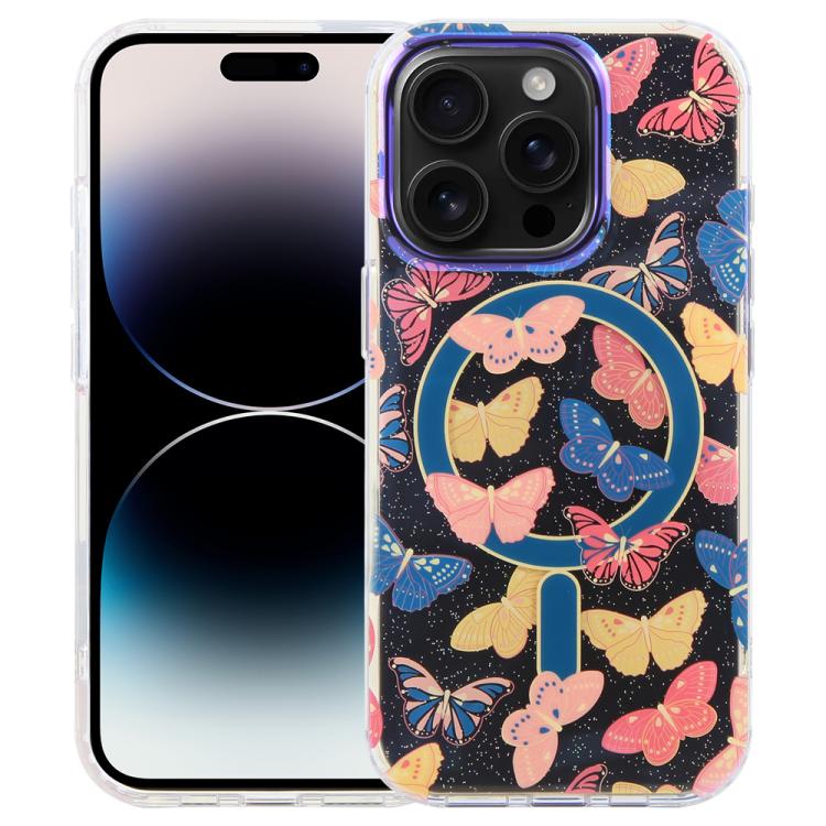 เคสโทรศัพท์แม่เหล็ก IMD Blue Light Jungle Series สำหรับ iPhone 16, สำหรับ iPhone 15 Pro Max, สำหรับ iPhone 15 Pro, สำหรับ iPhone 15 Plus / 14 Plus, สำหรับ iPhone 15, สำหรับ iPhone 14 / 13, สำหรับ iPhone 14 Pro, สำหรับ iPhone 14 Pro Max