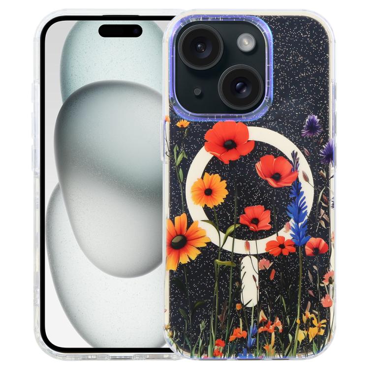 เคสโทรศัพท์แม่เหล็ก IMD Blue Light Jungle Series สำหรับ iPhone 16, สำหรับ iPhone 15 Pro Max, สำหรับ iPhone 15 Pro, สำหรับ iPhone 15 Plus / 14 Plus, สำหรับ iPhone 15, สำหรับ iPhone 14 / 13, สำหรับ iPhone 14 Pro, สำหรับ iPhone 14 Pro Max