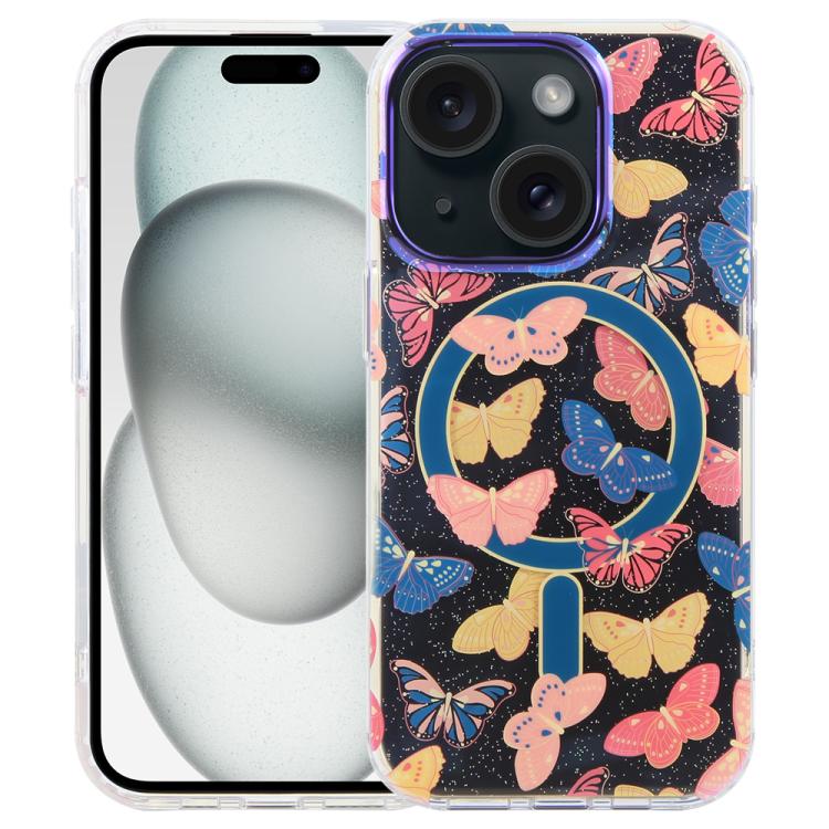 เคสโทรศัพท์แม่เหล็ก IMD Blue Light Jungle Series สำหรับ iPhone 16, สำหรับ iPhone 15 Pro Max, สำหรับ iPhone 15 Pro, สำหรับ iPhone 15 Plus / 14 Plus, สำหรับ iPhone 15, สำหรับ iPhone 14 / 13, สำหรับ iPhone 14 Pro, สำหรับ iPhone 14 Pro Max