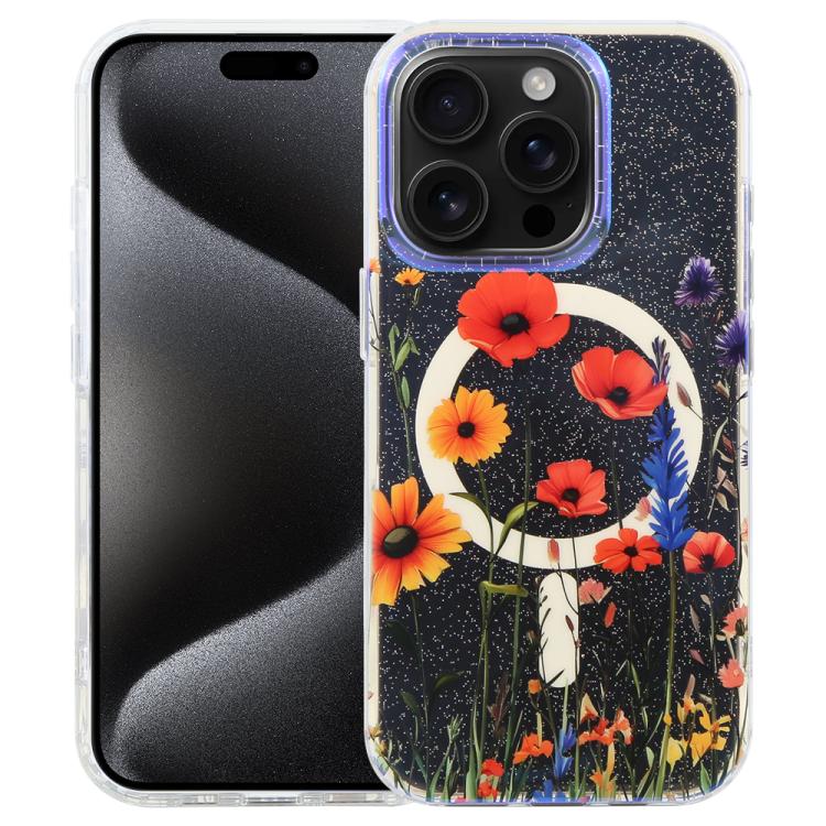 เคสโทรศัพท์แม่เหล็ก IMD Blue Light Jungle Series สำหรับ iPhone 16, สำหรับ iPhone 15 Pro Max, สำหรับ iPhone 15 Pro, สำหรับ iPhone 15 Plus / 14 Plus, สำหรับ iPhone 15, สำหรับ iPhone 14 / 13, สำหรับ iPhone 14 Pro, สำหรับ iPhone 14 Pro Max