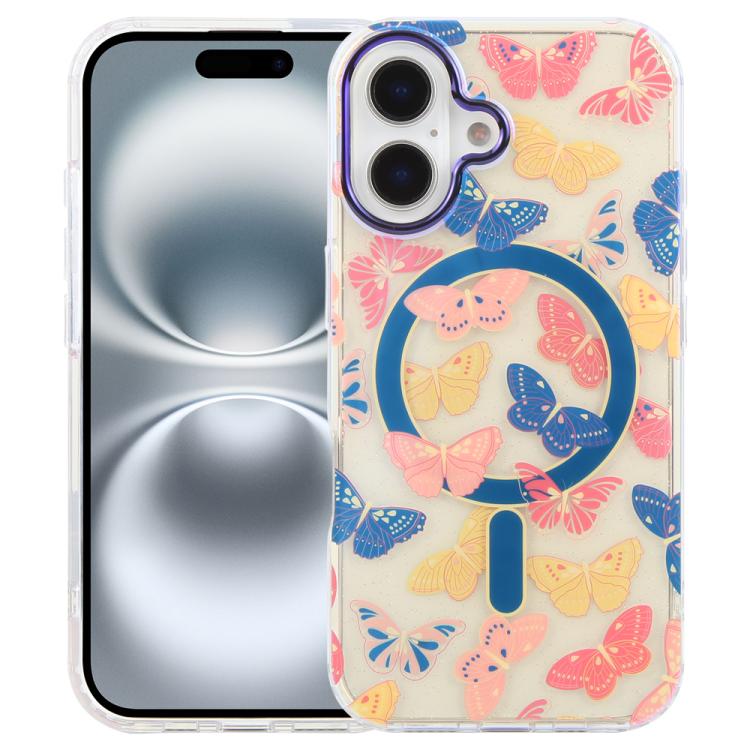เคสโทรศัพท์แม่เหล็ก IMD Blue Light Jungle Series สำหรับ iPhone 16, สำหรับ iPhone 15 Pro Max, สำหรับ iPhone 15 Pro, สำหรับ iPhone 15 Plus / 14 Plus, สำหรับ iPhone 15, สำหรับ iPhone 14 / 13, สำหรับ iPhone 14 Pro, สำหรับ iPhone 14 Pro Max