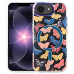 IMD Blue Light Jungle Series Magnetic Phone Case, For iPhone 17e / 16e, For iPhone 17 Pro Max, For iPhone 17 Pro, For iPhone 17, For iPhone Air, For iPhone 16 Pro Max, For iPhone 16 Pro, For iPhone 16 Plus