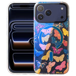 IMD Blue Light Jungle Series Magnetic Phone Case, For iPhone 17e / 16e, For iPhone 17 Pro Max, For iPhone 17 Pro, For iPhone 17, For iPhone Air, For iPhone 16 Pro Max, For iPhone 16 Pro, For iPhone 16 Plus