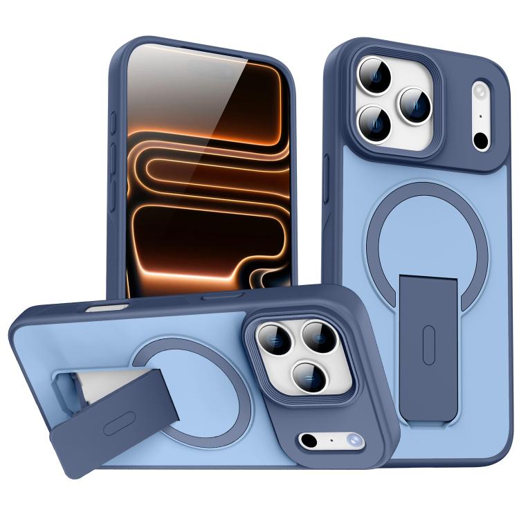 เคสโทรศัพท์ MagSafe แบบมีขาตั้งซ่อนผิวสัมผัสเหมือนหนัง สำหรับ iPhone 16e / 17e, สำหรับ iPhone 17 Pro Max, สำหรับ iPhone 17 Pro, สำหรับ iPhone 17, สำหรับ iPhone Air