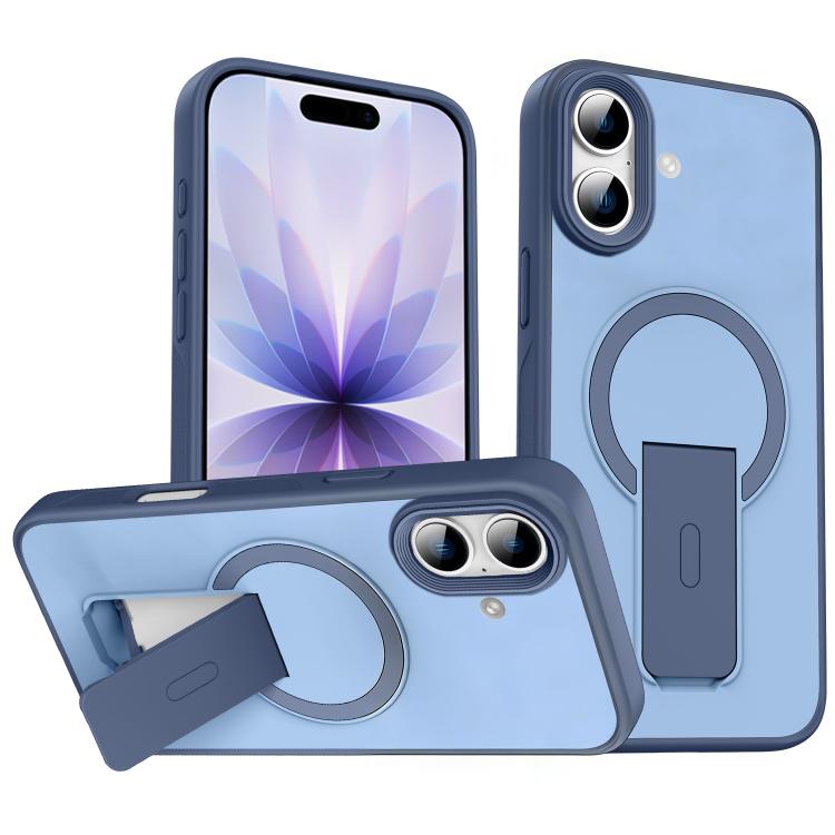 เคสโทรศัพท์ MagSafe แบบมีขาตั้งซ่อนผิวสัมผัสเหมือนหนัง สำหรับ iPhone 16e / 17e, สำหรับ iPhone 17 Pro Max, สำหรับ iPhone 17 Pro, สำหรับ iPhone 17, สำหรับ iPhone Air