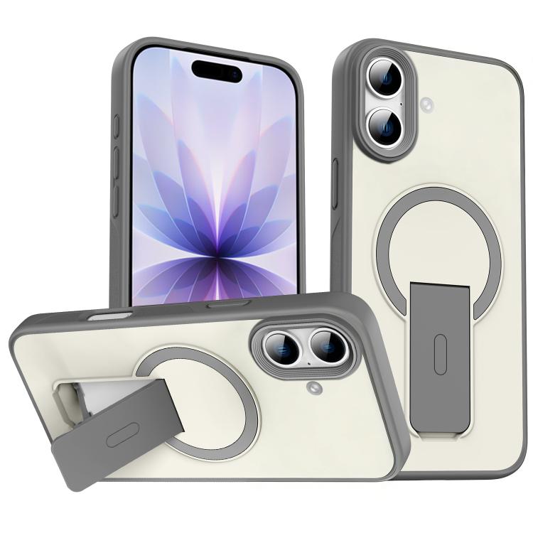 เคสโทรศัพท์ MagSafe แบบมีขาตั้งซ่อนผิวสัมผัสเหมือนหนัง สำหรับ iPhone 16e / 17e, สำหรับ iPhone 17 Pro Max, สำหรับ iPhone 17 Pro, สำหรับ iPhone 17, สำหรับ iPhone Air