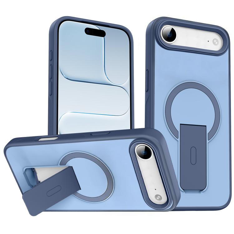 เคสโทรศัพท์ MagSafe แบบมีขาตั้งซ่อนผิวสัมผัสเหมือนหนัง สำหรับ iPhone 16e / 17e, สำหรับ iPhone 17 Pro Max, สำหรับ iPhone 17 Pro, สำหรับ iPhone 17, สำหรับ iPhone Air