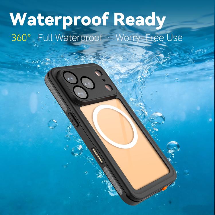 เคสโทรศัพท์แม่เหล็กกันน้ำ IP68 ซีรีส์ RedPepper V สำหรับ iPhone 17 Pro, สำหรับ iPhone 17
