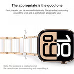 สายรัดนาฬิกาเซรามิกสแตนเลส xDfind สำหรับ Apple Watch 42 / 44 / 45 / 46 / 49mm, สำหรับ Apple Watch 38 / 40 / 41 / S11 42mm