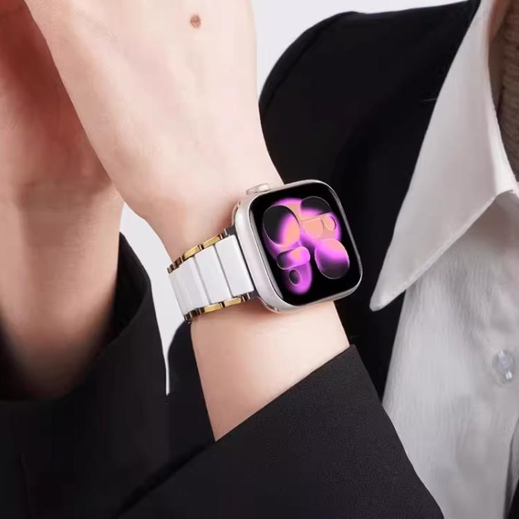 สายรัดนาฬิกาเซรามิกสแตนเลส xDfind สำหรับ Apple Watch 42 / 44 / 45 / 46 / 49mm, สำหรับ Apple Watch 38 / 40 / 41 / S11 42mm