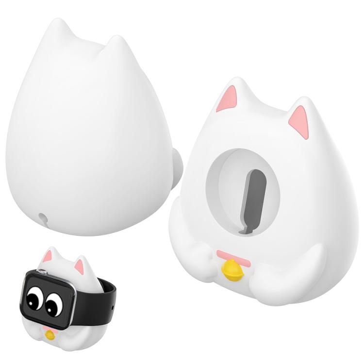 XDcase ขาตั้งชาร์จสมาร์ทวอทช์ดีไซน์แมวกวัก สำหรับ Apple Watch