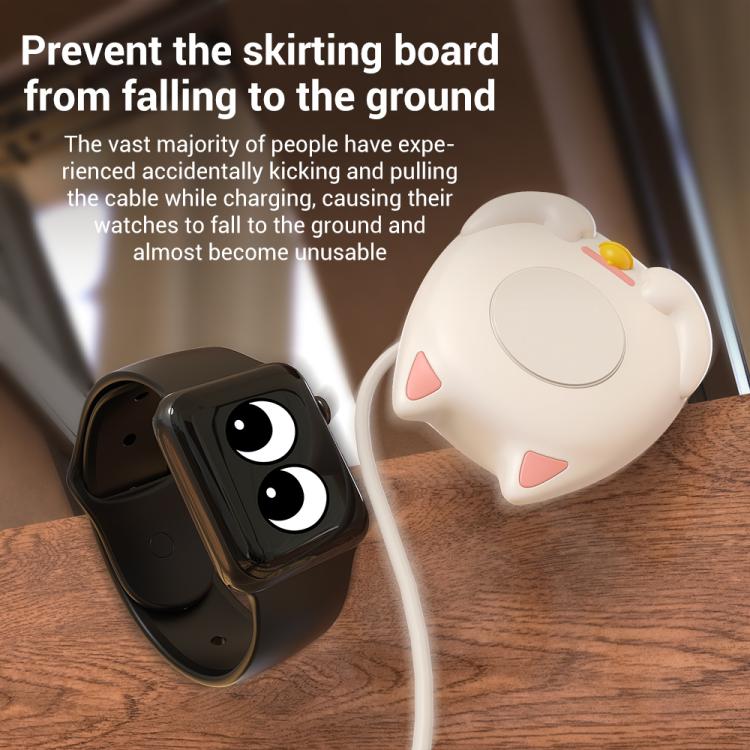 XDcase ขาตั้งชาร์จสมาร์ทวอทช์ดีไซน์แมวกวัก สำหรับ Apple Watch