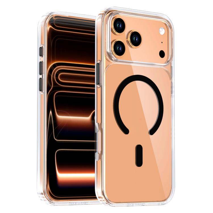 เคสโทรศัพท์แม่เหล็กใสคริสตัล สำหรับ iPhone 17 Pro Max, สำหรับ iPhone 17 Pro