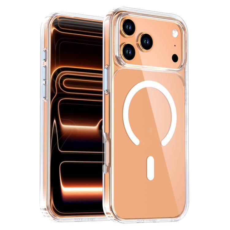 เคสโทรศัพท์แม่เหล็กใสคริสตัล สำหรับ iPhone 17 Pro Max, สำหรับ iPhone 17 Pro