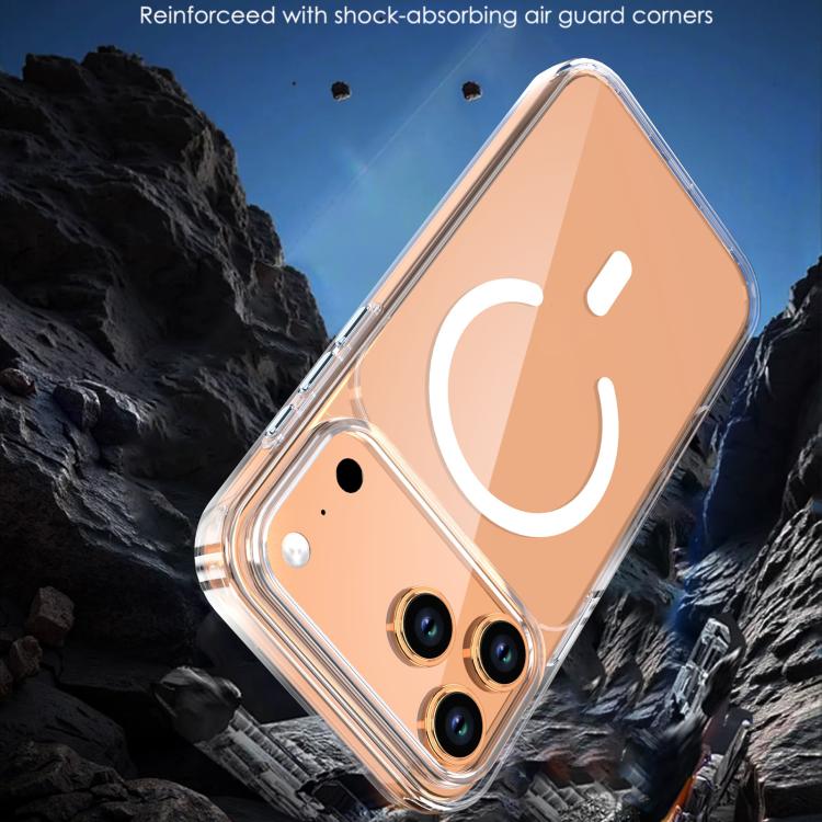 เคสโทรศัพท์แม่เหล็กใสคริสตัล สำหรับ iPhone 17 Pro Max, สำหรับ iPhone 17 Pro