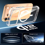 เคสโทรศัพท์แม่เหล็กใสคริสตัล สำหรับ iPhone 17 Pro Max, สำหรับ iPhone 17 Pro
