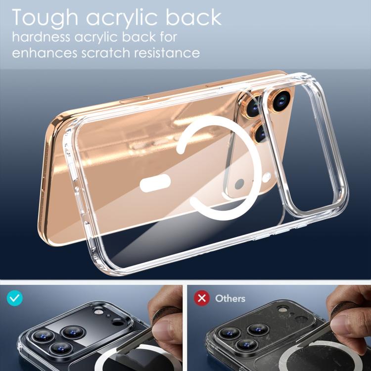 เคสโทรศัพท์แม่เหล็กใสคริสตัล สำหรับ iPhone 17 Pro Max, สำหรับ iPhone 17 Pro
