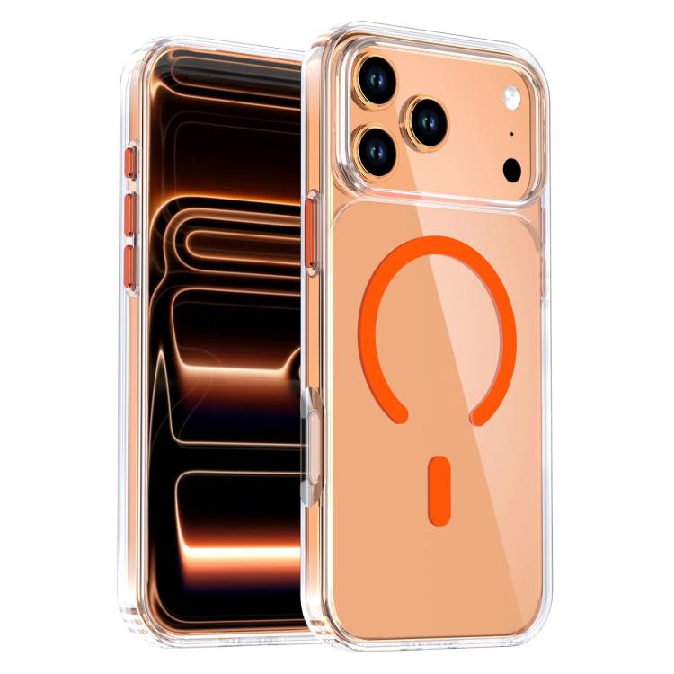 เคสโทรศัพท์แม่เหล็กใสคริสตัล สำหรับ iPhone 17 Pro Max, สำหรับ iPhone 17 Pro