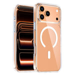 เคสโทรศัพท์แม่เหล็กใสคริสตัล สำหรับ iPhone 17 Pro Max, สำหรับ iPhone 17 Pro