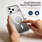 Crystal Glitter Magnetic Phone Case, For iPhone 17 Pro Max, For iPhone 17 Pro