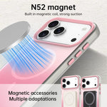 เคสโทรศัพท์แม่เหล็กไฮบริด 3 in 1 ซีรีส์สีไล่ระดับลูกกวาด สำหรับ iPhone 17 Pro Max, สำหรับ iPhone 17 Pro, สำหรับ iPhone 17, สำหรับ iPhone Air, สำหรับ iPhone 16 Pro Max, สำหรับ iPhone 16 Pro, สำหรับ iPhone 16 Plus, สำหรับ iPhone 16