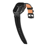 สายรัดนาฬิกาหนังวีแกนเย็บลายยีนส์ สำหรับ Apple Watch 46mm / 49mm / 45mm / 44mm