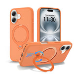 เคสโทรศัพท์กันกระแทกพร้อมขาตั้งหมุน 360 องศาและถุงลมนิรภัยแม่เหล็ก สำหรับ iPhone 16e / 17e, สำหรับ iPhone 17 Pro Max, สำหรับ iPhone 17 Pro, สำหรับ iPhone 17, สำหรับ iPhone Air, สำหรับ iPhone 16 Pro Max, สำหรับ iPhone 16