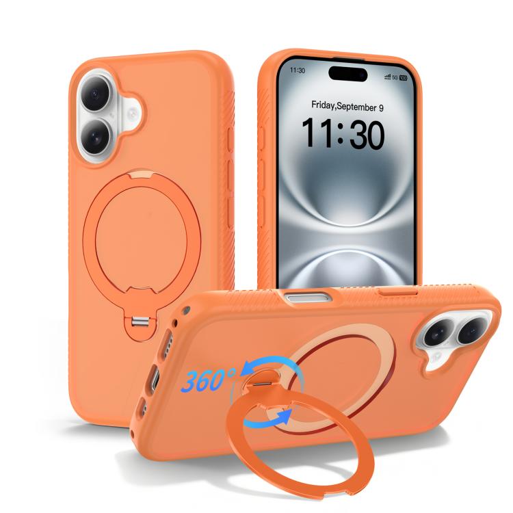 เคสโทรศัพท์กันกระแทกพร้อมขาตั้งหมุน 360 องศาและถุงลมนิรภัยแม่เหล็ก สำหรับ iPhone 16e / 17e, สำหรับ iPhone 17 Pro Max, สำหรับ iPhone 17 Pro, สำหรับ iPhone 17, สำหรับ iPhone Air, สำหรับ iPhone 16 Pro Max, สำหรับ iPhone 16