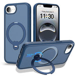 เคสโทรศัพท์กันกระแทกพร้อมขาตั้งหมุน 360 องศาและถุงลมนิรภัยแม่เหล็ก สำหรับ iPhone 16e / 17e, สำหรับ iPhone 17 Pro Max, สำหรับ iPhone 17 Pro, สำหรับ iPhone 17, สำหรับ iPhone Air, สำหรับ iPhone 16 Pro Max, สำหรับ iPhone 16