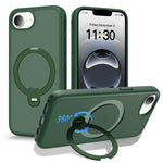 เคสโทรศัพท์กันกระแทกพร้อมขาตั้งหมุน 360 องศาและถุงลมนิรภัยแม่เหล็ก สำหรับ iPhone 16e / 17e, สำหรับ iPhone 17 Pro Max, สำหรับ iPhone 17 Pro, สำหรับ iPhone 17, สำหรับ iPhone Air, สำหรับ iPhone 16 Pro Max, สำหรับ iPhone 16